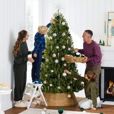 Best Choice Products Nordic Fir Hinged Christmas Tree - Thumbnail 5