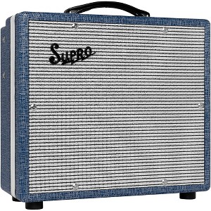 Supro Montauk 15W 1x10 Tube Guitar Combo Amp Blue Rhino Hyde - 1 of 4