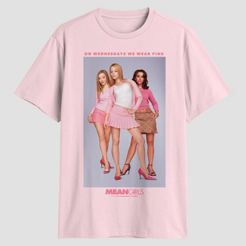 Men's Nickelodeon Mean Girls Short Sleeve Graphic T-shirt - Pink : Target