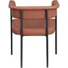 Meridian Furniture,Malin Vegan Leather Dining Chair, Set of 2 - 4 of 4