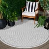 Terrace TER800 Power Loomed UV Resistant Stain Resistant Non-Shedding Indoor/Outdoor Rugs - Safavieh - 2 of 4