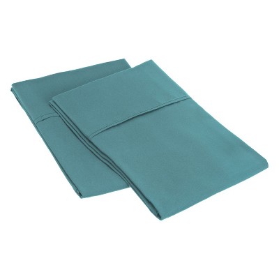 Solid Microfiber Wrinkle-Resistant 2-Piece Pillowcase Set by Blue Nile Mills