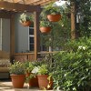 Crescent Garden In/Outdoor Emma Round Plastic Flower Planter Pot - 4 of 4