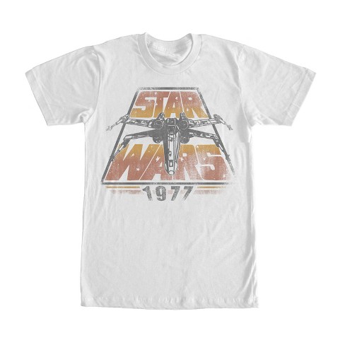 Men's Star Wars 1977 Time Warp T-Shirt - White - Small