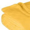 HomeRoots 50" X 60" Gold Cotton Basketweave Geometric Throw Blanket - 4 of 4