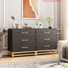3-Drawer Dresser for Bedroom & Closet Slim Tall Chest w/ Soft-Close Glides, Anti-Tip Kit | 28.7" H Space Saving Storage Organizer - 4 of 4