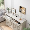 Okak Vintage Sideboard Buffet, Storage Cabinet with 4 Doors & 2 Drawers, Coffee Bar Cabinet for Kitchen Living Room Bedroom - 4 of 4