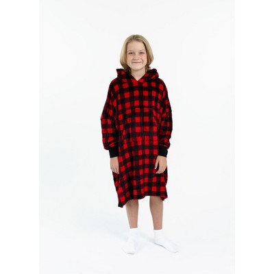 Sleep On It Girls Wearable Cozy Fleece Blanket Hoodie : Target