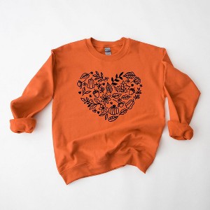 Simply Sage Market Women's Graphic Sweatshirt Fall Heart - 1 of 2