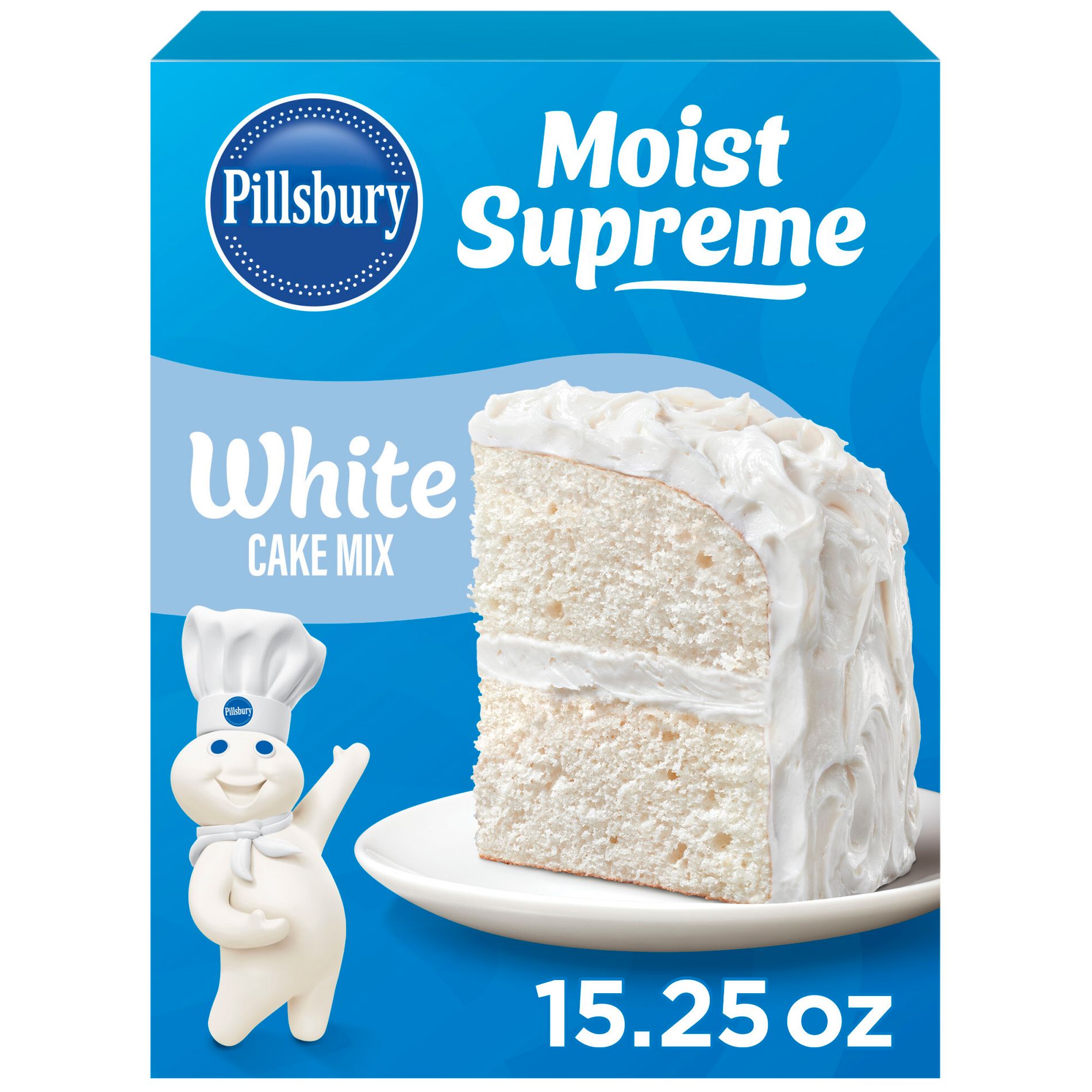 Pillsbury Moist Supreme White Cake Mix - 15.25oz