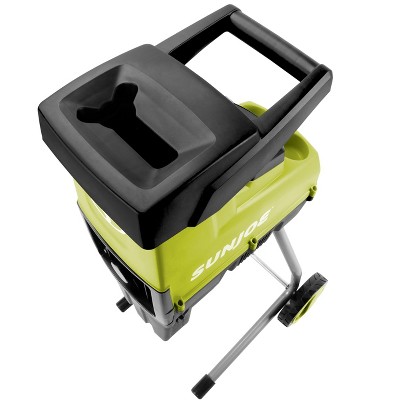 Sun Joe CJ603E 1.7 Inch Cutting Diameter Electric Silent Wood Chipper/Shredder | 15-Amp