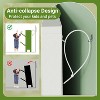 Shoe Storage Cabinet with 4 Flip Drawers, Slim Fluted Shoe Organizer, Narrow Hidden Shoe Rack - 3 of 4