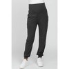 PinkBlush Charcoal Maternity Band Jogger Pants - 2 of 4