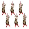 Deer Head Mount Ornament (Set of 6) - 2 of 3