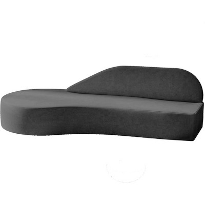 Aukfa Curved Sofa Couch, Cream Couch, Comfy Luxury Sofa, Plush Couches, Minimalist Style Modern Large Loveseat for Living Room Apartment, Gray
