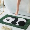 Cute Panda Bathroom Rug, Non-slip Super Absorbent Soft Bathroom Rug, Machine Washable, Bathtub Rug Shower Indoor Area Use - 2 of 4