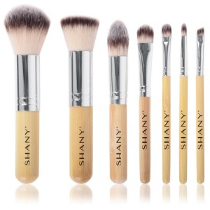 SHANY Bamboo Brush Set - Vegan Brushes  - 7 pieces - 1 of 4