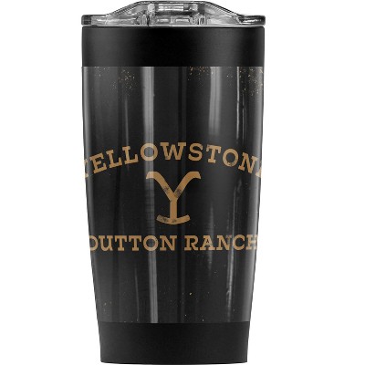 Yellowstone Yellowstone Arched Logo Steel Tumbler 20oz Coffee Travel Mug