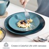 vancasso 16 Piece Tableware Set Vintage Ceramic Green Stoneware Set with Dinner/Dessert Plate, Bowl, Coffee Cups - 3 of 4