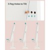 SONGMICS Mirrored Jewelry Cabinet Armoire, Standing Full Body Larger Mirror, Lockable Jewelry Organizer - 4 of 4