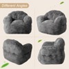 Bean Bag Chair, 39" Bean Bag Chairs for Kids Soft Beanbag Chair with Filler Included, Adult Bean Bag Couch Sofa with Armrests for Living Room Bedroom - 4 of 4