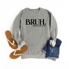 Simply Sage Market Bruh Formerly Mom Garment Dyed Sweatshirt - S - Grey - 3 of 4