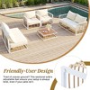 Whisen Modern Minimalist 7-Piece Patio Sectional Sofa Set, All-Weather Garden Conversation Furniture Set - 3 of 4