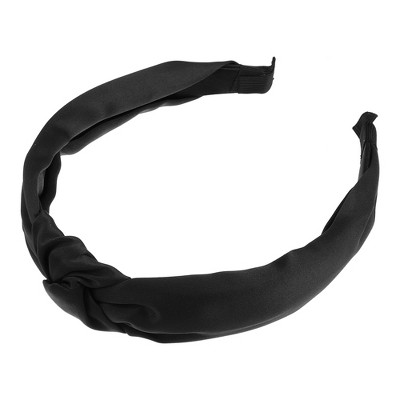 Braiding Hair Satin Fabric Hair Bands Retro Satin Cross Knotted Fabric Headband Non Slip Wigs Tied Ribbon Accessory Hairband Daily Wearing Dating Sport Making Deals Th