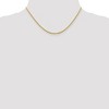 Black Bow Jewelry 1.95mm 14k Yellow Gold Polished Flat Cable Chain Necklace - 2 of 4
