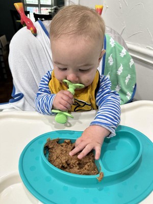 Nuby Sectioned Silicone Feeding Mat - Gray : Target