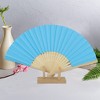 Unique Bargains Halloween Christmas Portable DIY 7-Inch Blank Folding Fan 1 Pc - 4 of 4