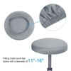 Unique Bargains Round Bar Stool Elastic Waterproof Chair Seat Cover - 3 of 4