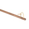 Lehman's Amish Fireplace Broom, Durable 34 inch Oak Handle and Black Broomcorn Bristles for Ash and Debris Cleanup - image 3 of 4