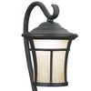 John Timberland 23" Textured Black LED Landscape Lights Set of 2 - 2 of 4