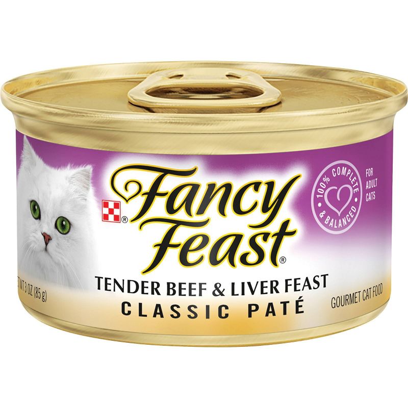 Purina Fancy Feast Classic Pate Wet Cat Food Can - 3oz, 1 of 9