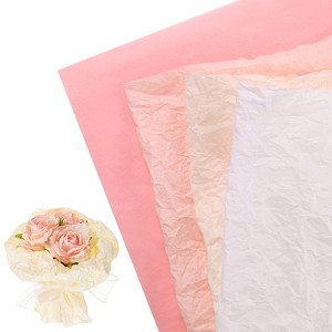 Unique Bargains Floral Waterproof Durable Gift Wrap Paper 50 x 70cm 20 Pcs - 1 of 4