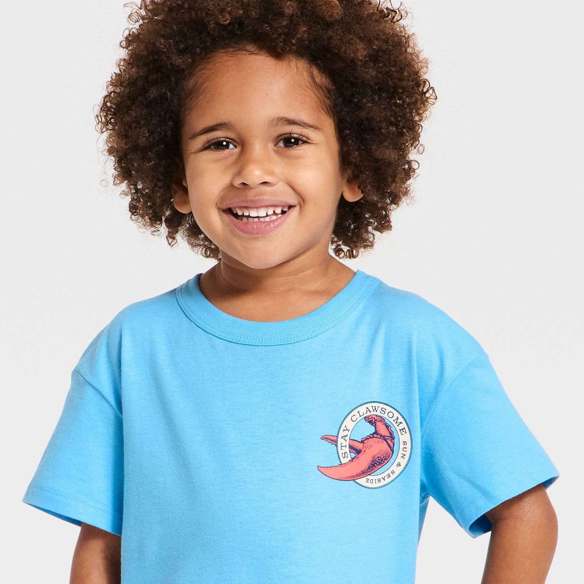 Toddler Boys' Short Sleeve Oversized T-Shirt - Cat & Jack™ - thumbnail 2