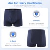 CARER Incontinence Underwear for Men Washable Men's Leak-proof Incontinence Brief Heavy Absorbency 3pk - 2 of 4