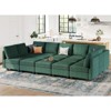 Belffin Large 15 Seat Modular Sectional Sofa with Storage Seat Corduroy Sleeper Sectional Sofa Bed Oversized Convertible Modular Couch for Living Room - 4 of 4