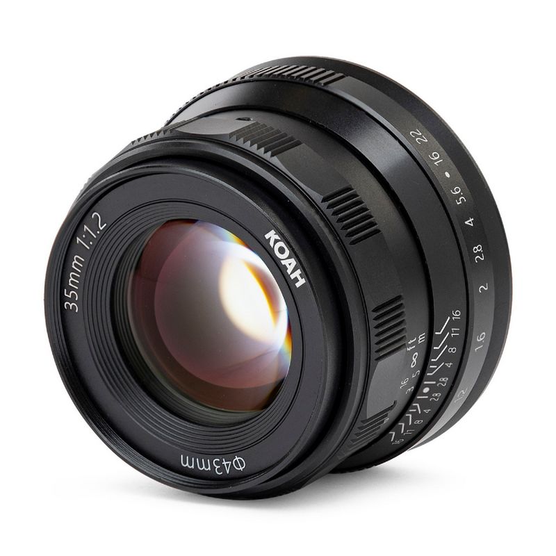 Koah Artisans Series 35mm f/1.2 Manual Focus Lens for Sony E (Black), 3 of 4