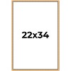 PosterPalooza | Classic Modern Gold Picture Frame - UV Acrylic, Foam Board Backing, Hanging Hardware - 2 of 4