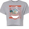 Women's - Instant Message - Ramen Frog Yum Cropped Graphic T-Shirt - 2 of 4