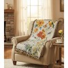 Tapestry Throw Sunshine Garden Floral Design – 50×60 inch in Cotton by Manual Woodworkers and Weavers - 2 of 3