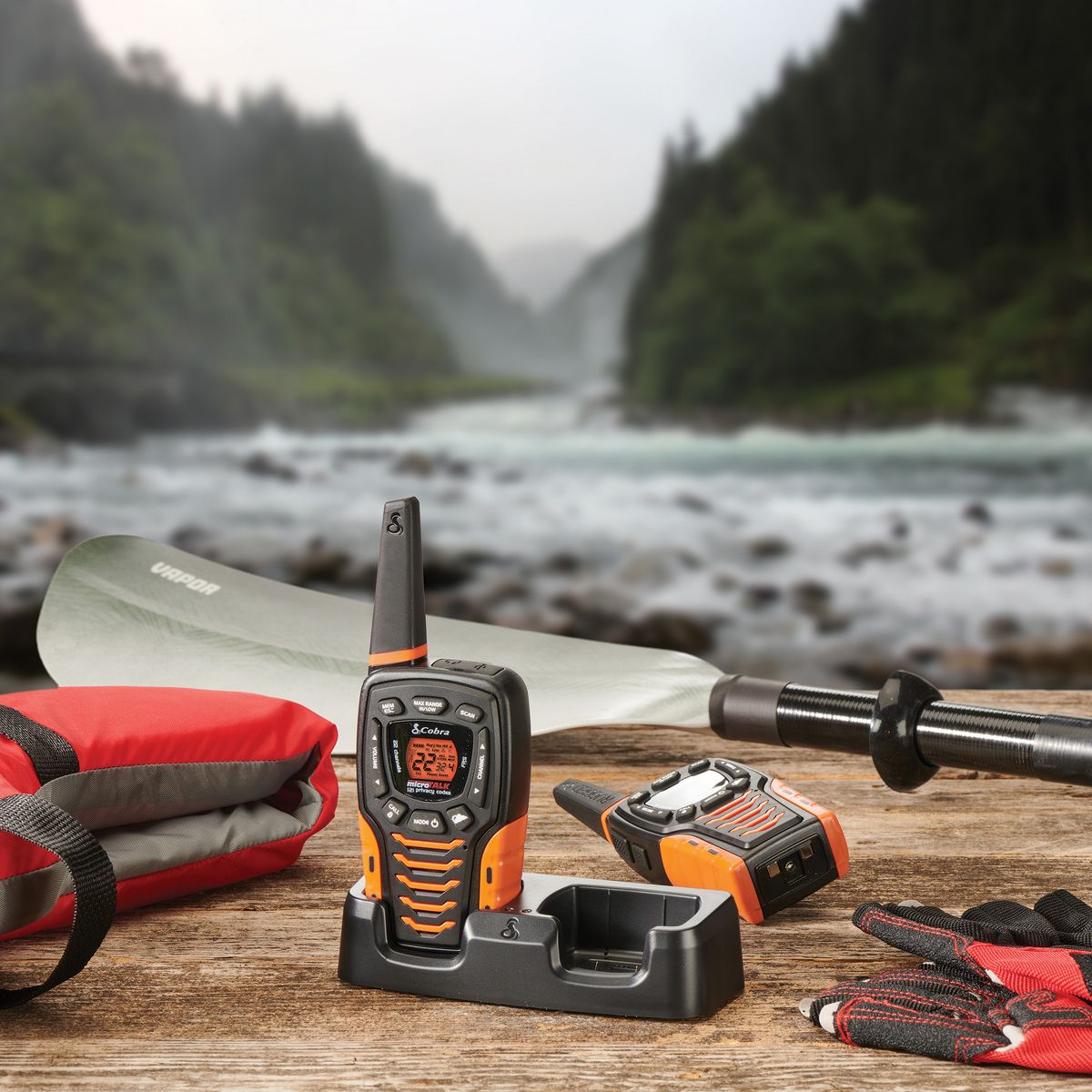 Cobra® microTALK® ACXT645 Rechargeable Walkie-Talkies for Family with NiMH Batteries, up to 35-Mile Range, FRS 22 Channels, Waterproof, NOAA®, Pa... - thumbnail 3