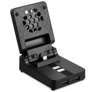 Infinite Curiosity Docking Station Compatible with Nintendo Switch/ Switch OLED, Portable TV Dock with Cooling fan, HDMI, USB Output, Black - 1 of 4