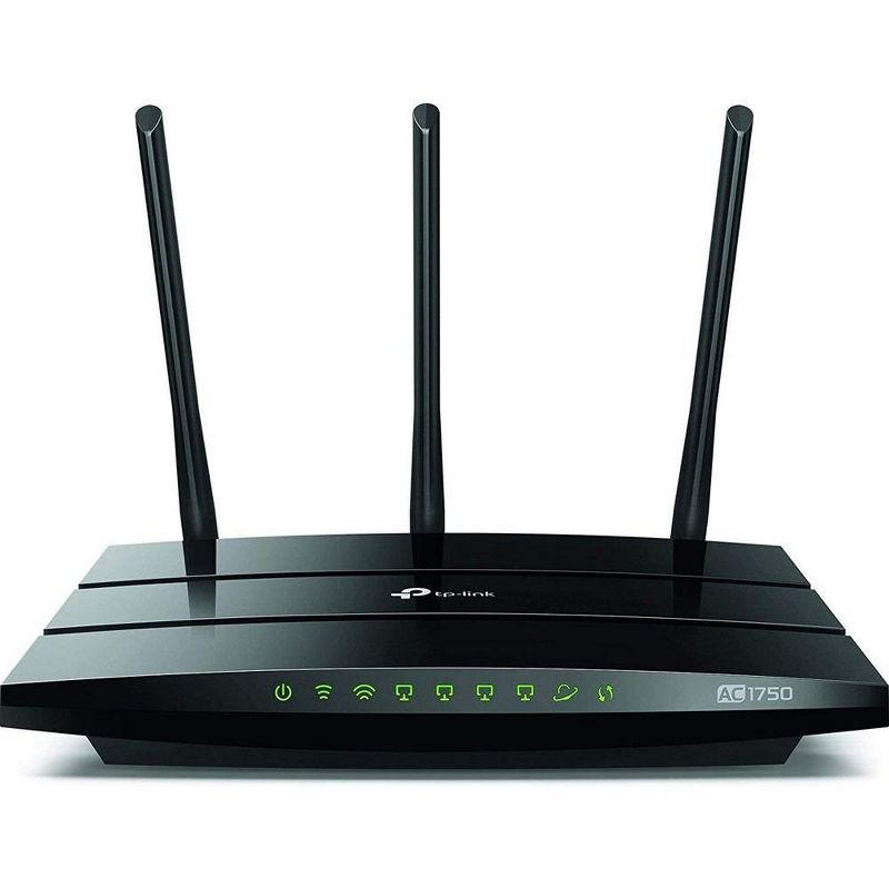 TP-Link AC1750 Smart Wi-Fi Router-5GHz Dual Band Gigabit Wireless Internet Routers for Home  Black (Archer A7) Manufacturer Refurbished, 1 of 5
