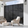 Lirago Metal Outdoor Privacy Screen Privacy Fence Outdoor Privacy Panel - 72x47 - 3 of 4