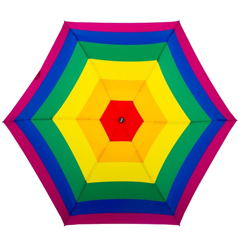 ShedRain Mini Manual Compact Umbrella - Rainbow, 2 of 6