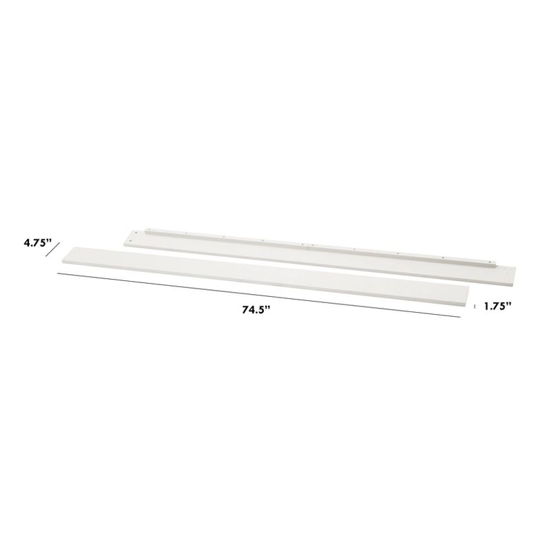 DaVinci Twin/Full Size Bed Conversion Kit (M5789) - Warm White, 3 of 5