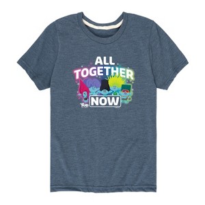 Boys' - Trolls - All Together Now Branch and Brothers Short Sleeve Graphic T-Shirt - 1 of 4